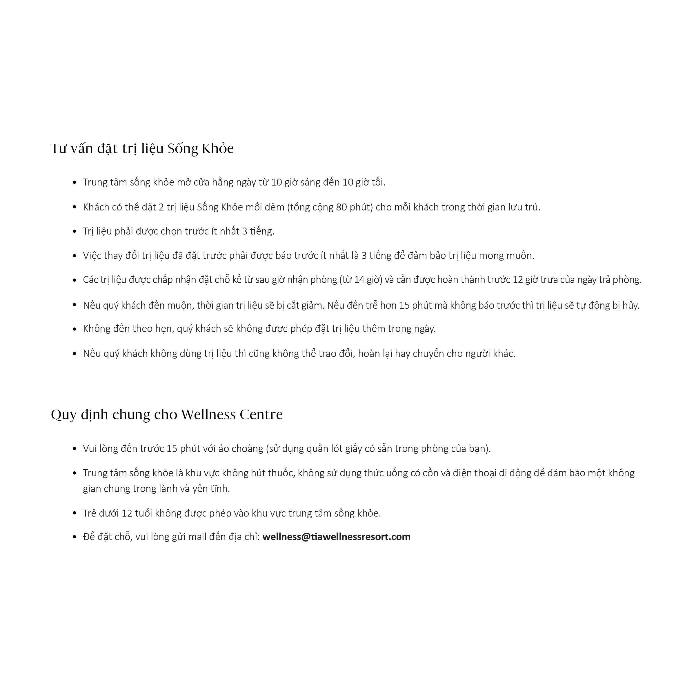 TIA WELLNESS INCLUSIVE MENU VN 2024