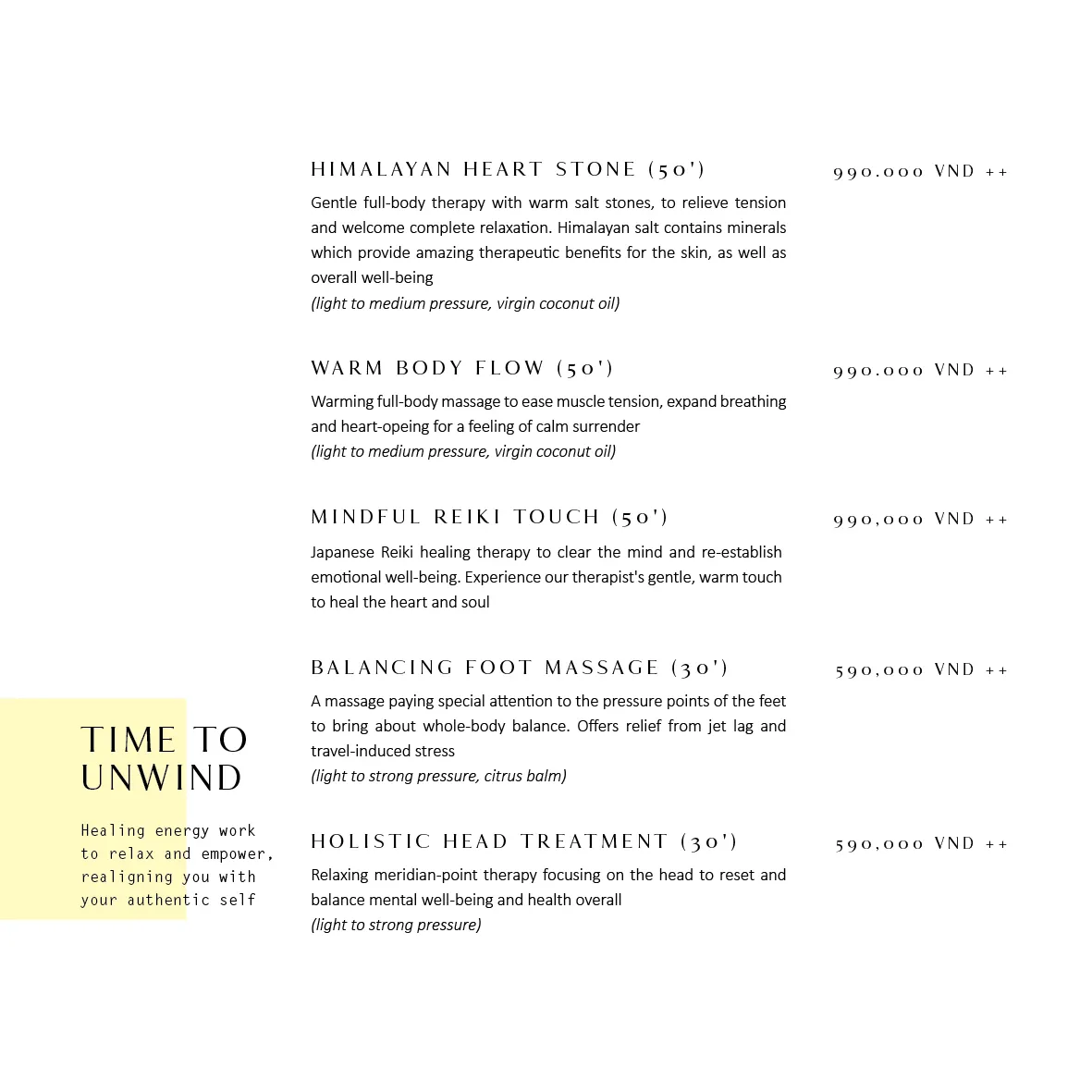WELLNESS MENU EN