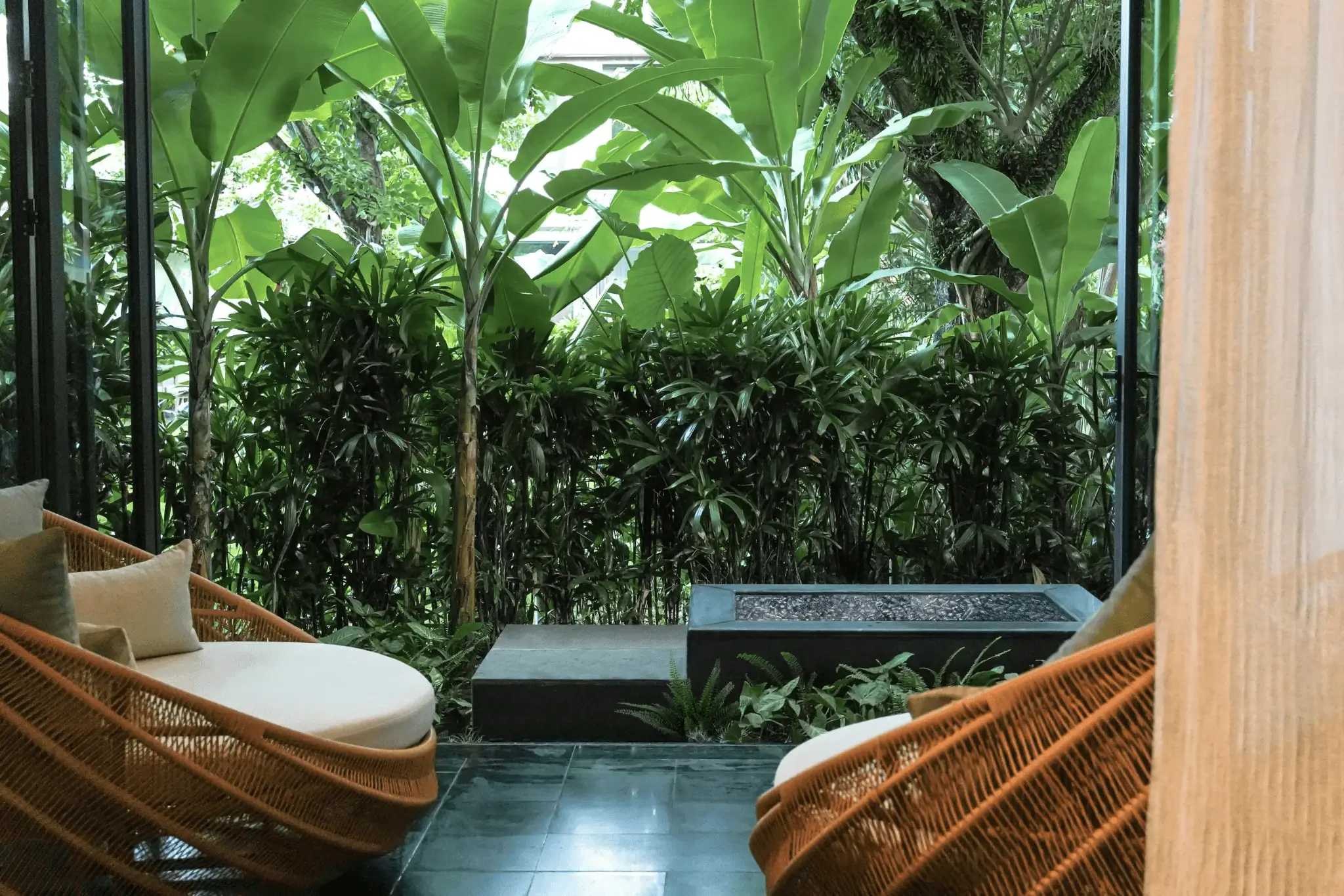 A wellness retreat surrounded by nature