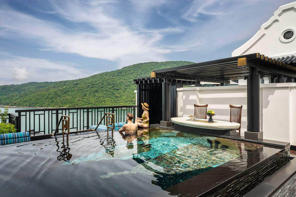 Private pool villa at InterContinental Danang Sun Peninsula Resort