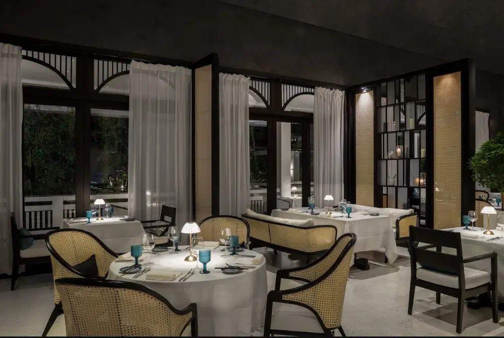 Luxurious space at The Dining Room Restaurant