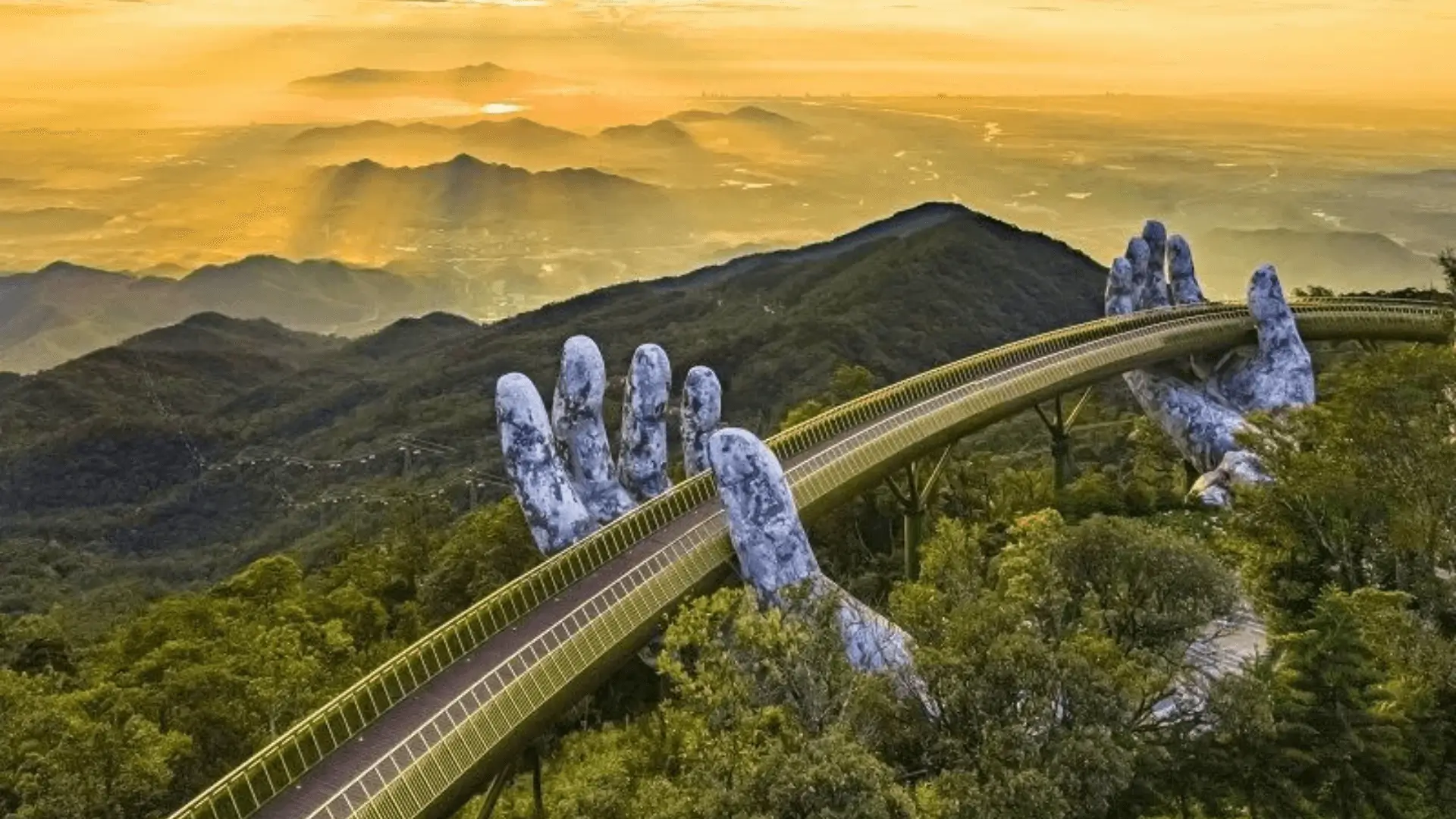 Cầu Vàng Đà Nẵng ở đâu?