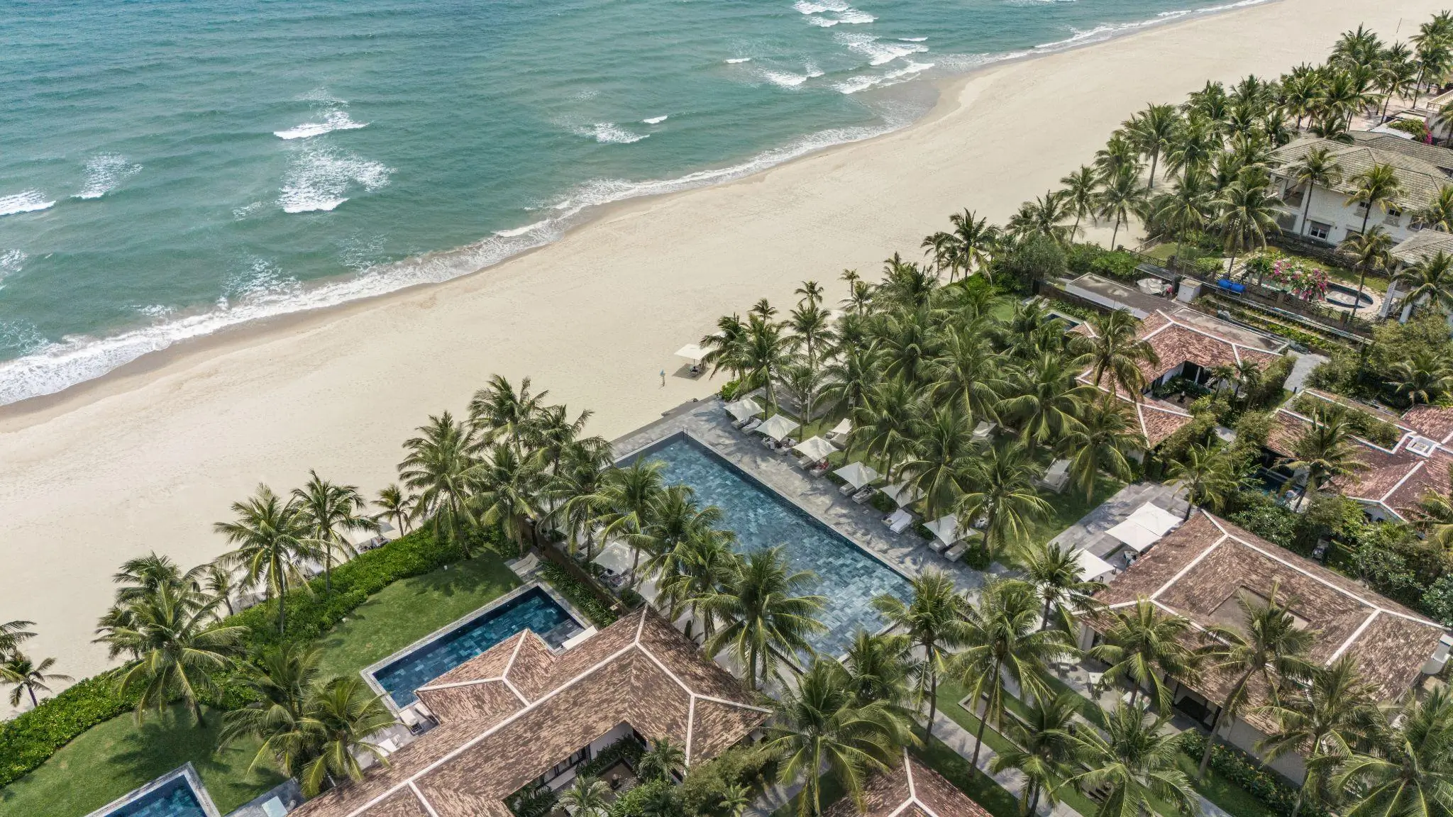 TIA Wellness Resort is located on My Khe Beach