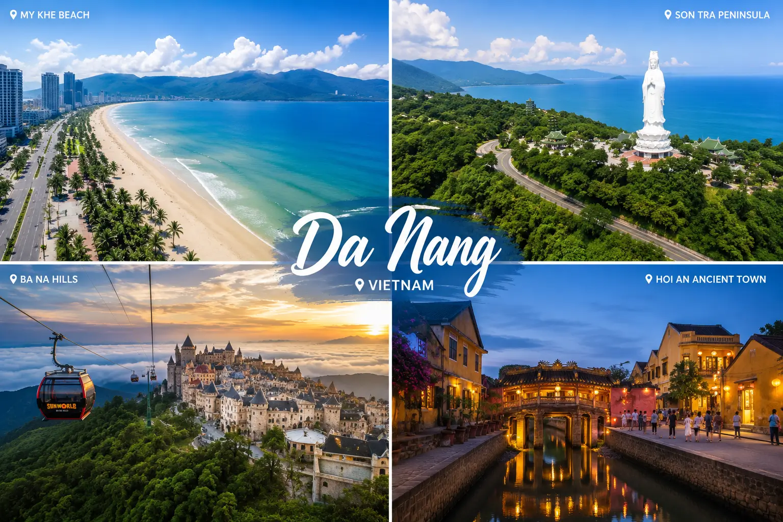 Da Nang has many famous tourist attractions